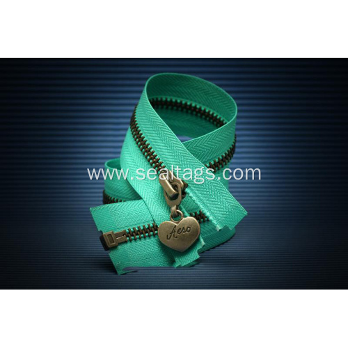 High Quality Brass Jacket Zippers